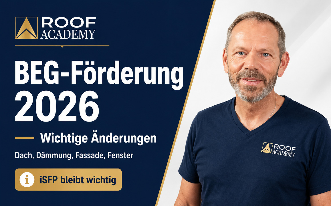 BEG-Förderung: Wichtige Änderungen bei Einzelmaßnahmen an der Gebäudehülle