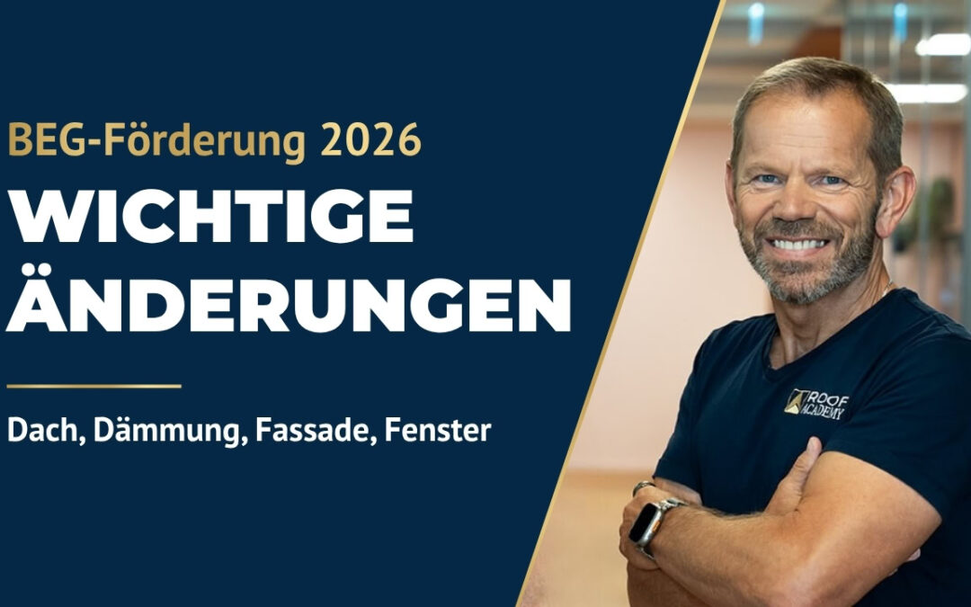BEG-Förderung: Wichtige Änderungen bei Einzelmaßnahmen an der Gebäudehülle