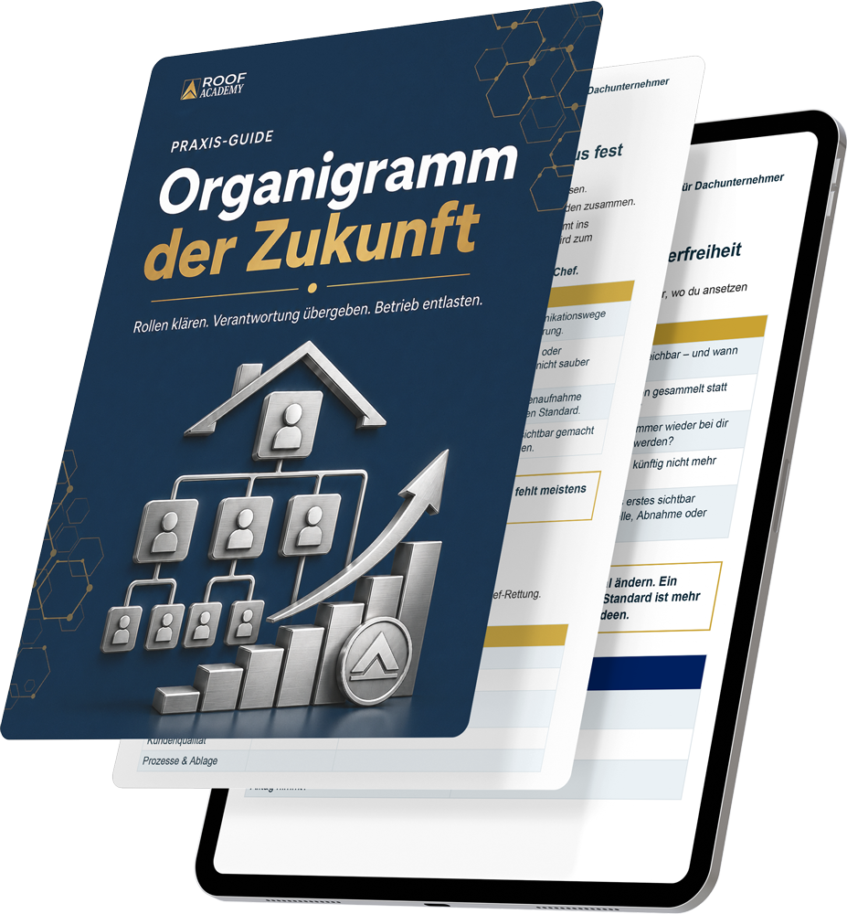 Mockup-Unternehmensbauplan